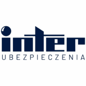 Logo firmy ubezpieczeniowej Inter Ubezpieczenia, udzielamy świadczenia pacjentom ubezpieczonym w tej firmie.