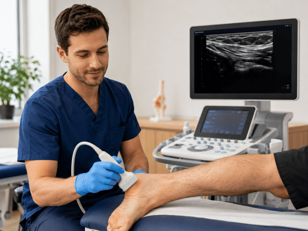 USG ścięgna Achillesa i stawu skokowego Zabrze w Sonicus Centrum Diagnostyczne