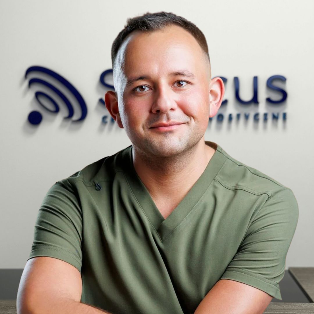 Radiolog Szymon Dyczkowski